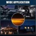 Uxcell 4pcs 35 4 Inch Led Strip Light Decoration Cuttable Waterproof Yellow Still For Car Truck Cargo Trailer Rv Motorcycle