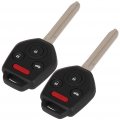Ocpty 2 X Flip Key Entry Remote Control Uncut Fob Transmitter Replacement For Subaru Legacy Outback Forester 14 15 16 17 18