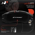 A-premium Front Ceramic Disc Brake Pads Set Compatible With Select Subaru Models Legacy 1990-1996 Impreza 1993-1996 Hardware 4