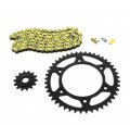 Fits Honda Xr400r 400 R Yellow Chain And Sprocket 14 45 110l