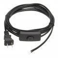 Uxcell 12ft 18 2 Lamp Cord With Switch 300v Electronic Wire Insulated Heat Resistant Electronical Flexible Cable For Led Audio