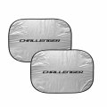 Ipick Image For Dodge Challenger Universal Fit Dual Panels 2 Of 28 W X 24 L Easy Folding Windshield Sun Shade