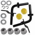 Caltric Steering Spindles Bushing Kit Compatible With John Deere La115 La120 La130 La135 La140