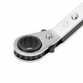 Uxcell Reversible Ratcheting Wrench 10mm X 12mm Offset Double Box End Cr-v