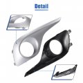 Uxcell 1 Pair Fog Light Grille Cover Trim Lamp No 814820e080 814810e060 For Toyota Highlander 2013-2013