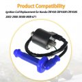 Wflnhb Ignition Coil Replacement For Honda Crf450 Crf450r Crf450x 2002-2008 30500-meb-671