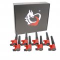 Set Of 8 Dragon Fire High Performance Ignition Coil On Plug Cop Pencil Pack Compatible With 2000-2006 Ford Lincoln Jaguar Oem