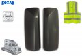Door Mirror Cover Matte Black With Curved Back Driver Passenger Side Fit Volvo Vnl 2004-2016 Truck