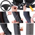 Steering Wheel Cover For Toyota Harrier 2013-2020 Customize Diy Hand Sewing Hand-stitched Leather