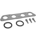 Aluminum Exhaust Manifold Header Gasket Set For 00-05 Toyota Mr2 Spyder Reinforced Graphite With Hardware Kit Fits Model