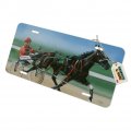 Harness Racing Horse Sulky Trotter Novelty Metal Vanity Tag License Plate