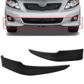 2pcs Front Bumper Lip Body Kit Abs Matte Black For 2009 2010 Toyota Corolla 