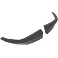 2pcs Front Bumper Lip Body Kit Abs Matte Black For 2009 2010 Toyota Corolla