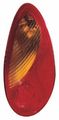 Passenger Side Tail Light Assembly 333-1931r-as Red Halogen Rear Lamp Waterproof Polished Finish Includes Lens Housing And 