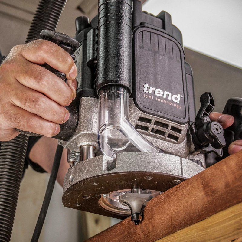 Trend Professional Stair Trenching Router Cutter 95 Degrees 1 2 Inch Shank 35 64 Diameter 25 32 Cut Length Right Hand Rotation