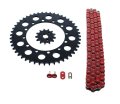 Chain Sprockets For Kawasaki Kx125 2004 2005 2006 2007 2008 Red 13 48 114l 