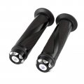 Innoglow Motorcycle Handlebar Grips Hands Universal Fits For Most Motorcycles With 7 8 Left Grip And 1 Right Grip Blaclow 