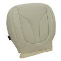 Secos Left Side Driver Bottom Leather Seat Cover Tan For Lincoln Mkx 2016 2017 2018 