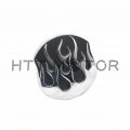 Httmt Black Flame Gas Cap Vented Fuel Compatible With H-d Xl Big Twin Tank 84-15