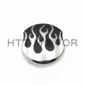 Httmt Black Flame Gas Cap Vented Fuel Compatible With H-d Xl Big Twin Tank 84-15