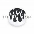 Httmt Black Flame Gas Cap Vented Fuel Compatible With H-d Xl Big Twin Tank 84-15