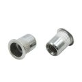 10pcs Stainless Steel Rivet Nut Flat Head Insert 3 8 -16unc For Car