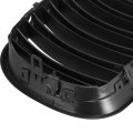 X Autohaux Pair Car Front Grille Matte Black Abs Plastic Hood Kidney For Bmw X5 X6 E70 E71 2007-2013 4 Doors
