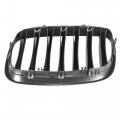 X Autohaux Pair Car Front Grille Matte Black Abs Plastic Hood Kidney For Bmw X5 X6 E70 E71 2007-2013 4 Doors
