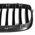 X Autohaux Pair Car Front Grille Matte Black Abs Plastic Hood Kidney For Bmw X5 X6 E70 E71 2007-2013 4 Doors