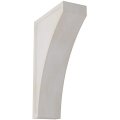 Ekena Millwork Corwd03x07x12lwwh Extra Large Lawson Wood Vintage Decor Corbel 3 W X 7 1 2 D 12 H Chalk Dust White 