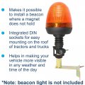 Hqrp Universal Mount For Led Beacon Amber Flashing Strobe Emergency Warning Light Home Vehicle Safety Truck Side Mounting 90a
