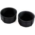 2 Front Seat Floor Cup Holder Inserts 2001-2006 Gmc Sierra Liners Crew Cab Replacement 