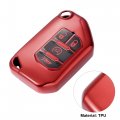 X Autohaux Tpu Key Fob Cover Case For Jeep Wrangler Jl Jlu Gladiator Jt Rubicon Sahara 2018-2021 Shell Protectorless Remote