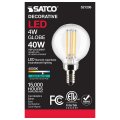 Satco S21206 4g16 5 Led Cl 940 120v E12-6 Pack