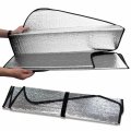 Ipick Image For Infiniti Logo Universal Fit Enforced Stand-up Auto Windshield Sun Shade At Standard Size 54 X 27 5