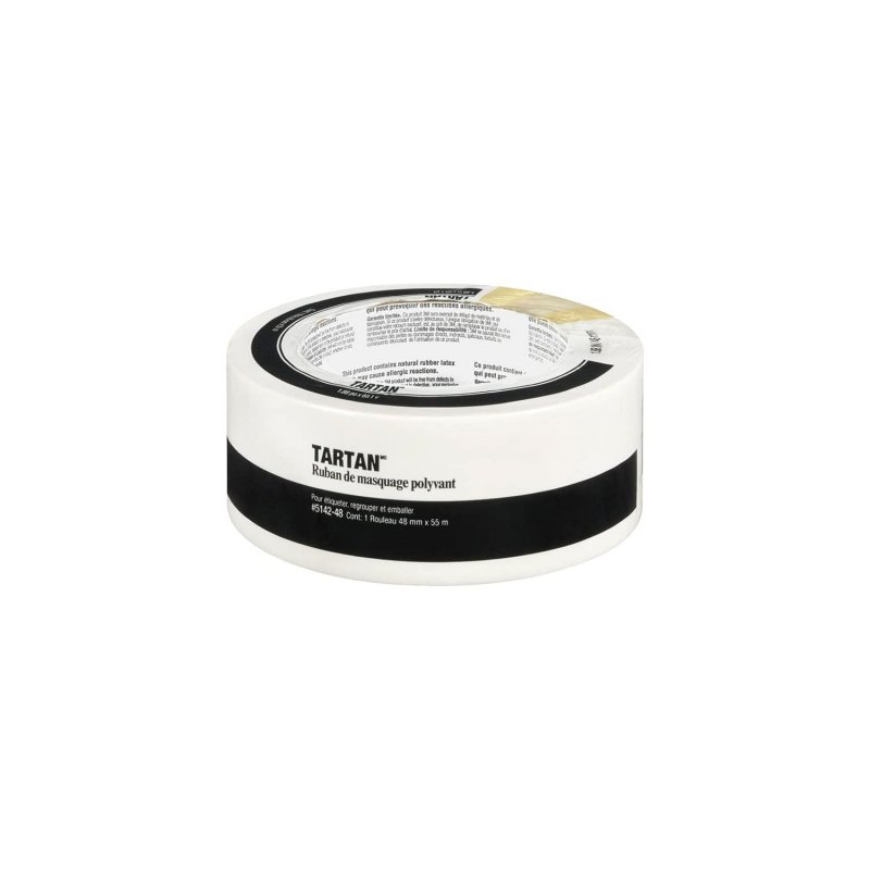 3m Tartan 5142 General Purpose Utility Masking Tape 55m Length X 48mm Width