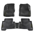 Pit66 Floor Mats Cargo Liners For Ford Escape 2013-2019 Fit C-max 2013-2018 Heavy Duty 3-piece Premium All Weather Automotive 