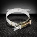 Auto Dynasty 2 5 Inches To 90 Degree Elbow 4-ply Turbo Intake Intercooler Piping Silicone Coupler Hose T-clamp Black