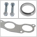 Aluminum Exhaust Manifold Header Gasket Set Compatible With 88-01 Honda Civic Acura Integra 2 0l K20 Engine Swap