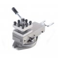 At300 Lathe Tool Post Assembly Post Holder 80mm Stroke 16mm Slot Disc Diameter 100mm Industrial Tools 