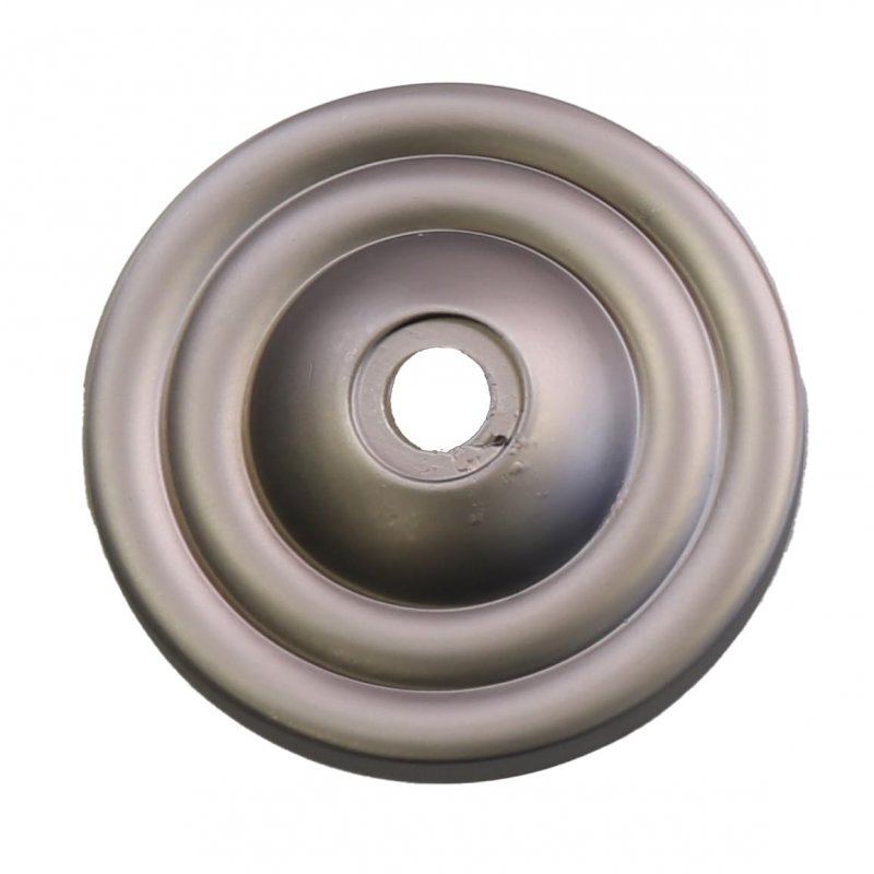 Gliderite Hardware 1-1 2 1 5 Inch Thin Rounded Ring Cabinet Backplates Graphite 5061