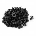 Uxcell 50 Pcs 7 8mm Hole Plastic Rivet Bumper Push Pin Clips For Automotive