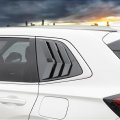 Blazeray For Crv 2023 Abs Racing Style Rear Side Window Louvers Air Vent Scoop Shades Panel Cover Auto Exterior Decoration Trim