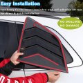 Blazeray For Crv 2023 Abs Racing Style Rear Side Window Louvers Air Vent Scoop Shades Panel Cover Auto Exterior Decoration Trim