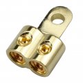 Zookoto Classic Dual 2 0 Gauge Inputs To 5 16-inch Ring Terminal Reducer Gold 