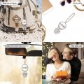 Pebbles Stones Forming Graph On White Background With Reflection Car Pendant Rear View Mirror Hanging Accessories Interior