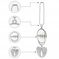 Pebbles Stones Forming Graph On White Background With Reflection Car Pendant Rear View Mirror Hanging Accessories Interior