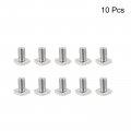 Uxcell Square Head Bolt 10pcs M6x10mm Fully Thread 304 Stainless Steel Grade C Machine Screws