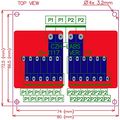 Electronics-salon Panel Mount 12 Position Power Distribution Module Board