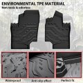 Sautvs Tpe Anti-slip Floor Mats For Can-am Commander Trail Front Row Liners All Weather Protection Slush Can Am Maverick Sport